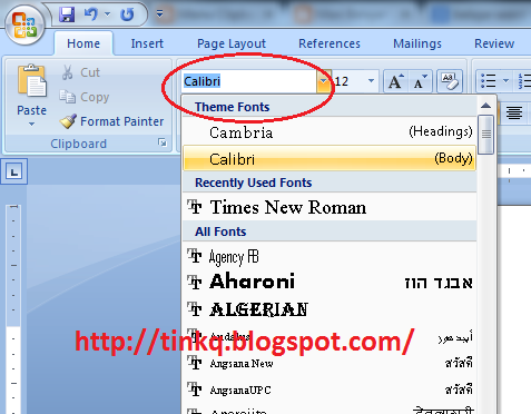 Font Arab Untuk Microsoft Word